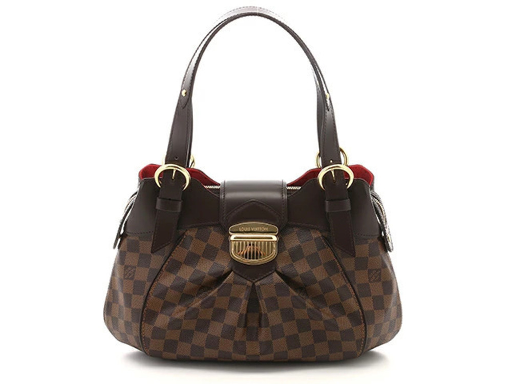 Louis Vuitton Bag Handbag Sistina Damier Shoulder Brown